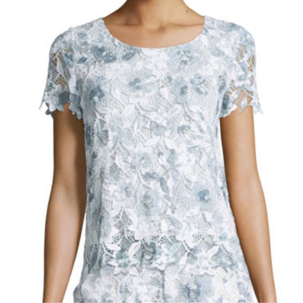 Joie | Devine Short Sleeve Lace Top Size XS